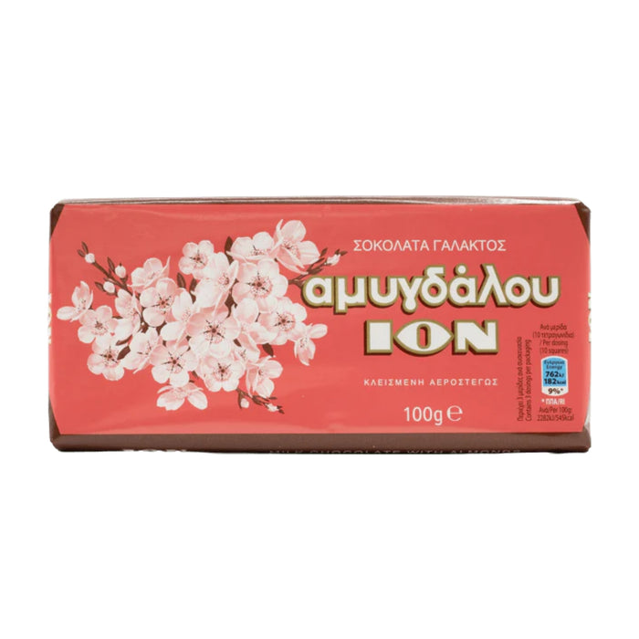 ION Milk Chocolate With Almond 100g