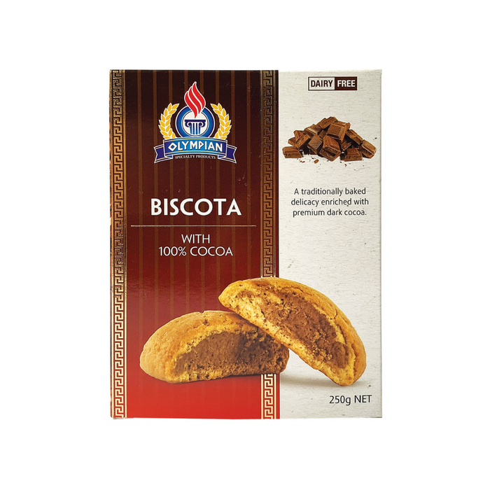 Olympian Biscota with Cocoa Dairy Free